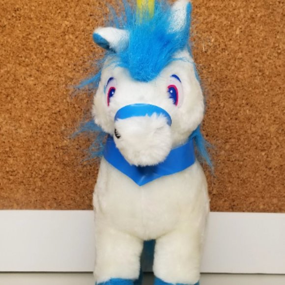 Vintage Ganz Unicorn Carnival Plush Stuffed Animal 80s 90s - Picture 3 of 8